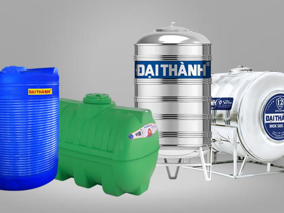 Bồn Nước Inox Hay Bồn Nước Nhựa: Nên Chọn Loại Nào Cho Gia Đình?