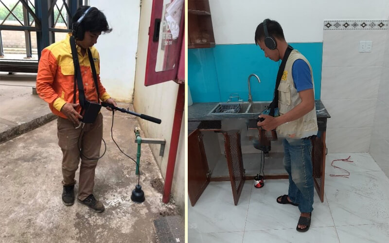 chuyên dò tìm rò rỉ và xử lý nước